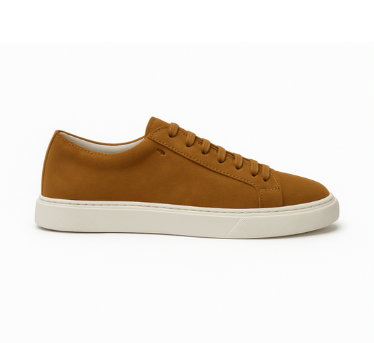 Sneakers en Daim Premium – Camel