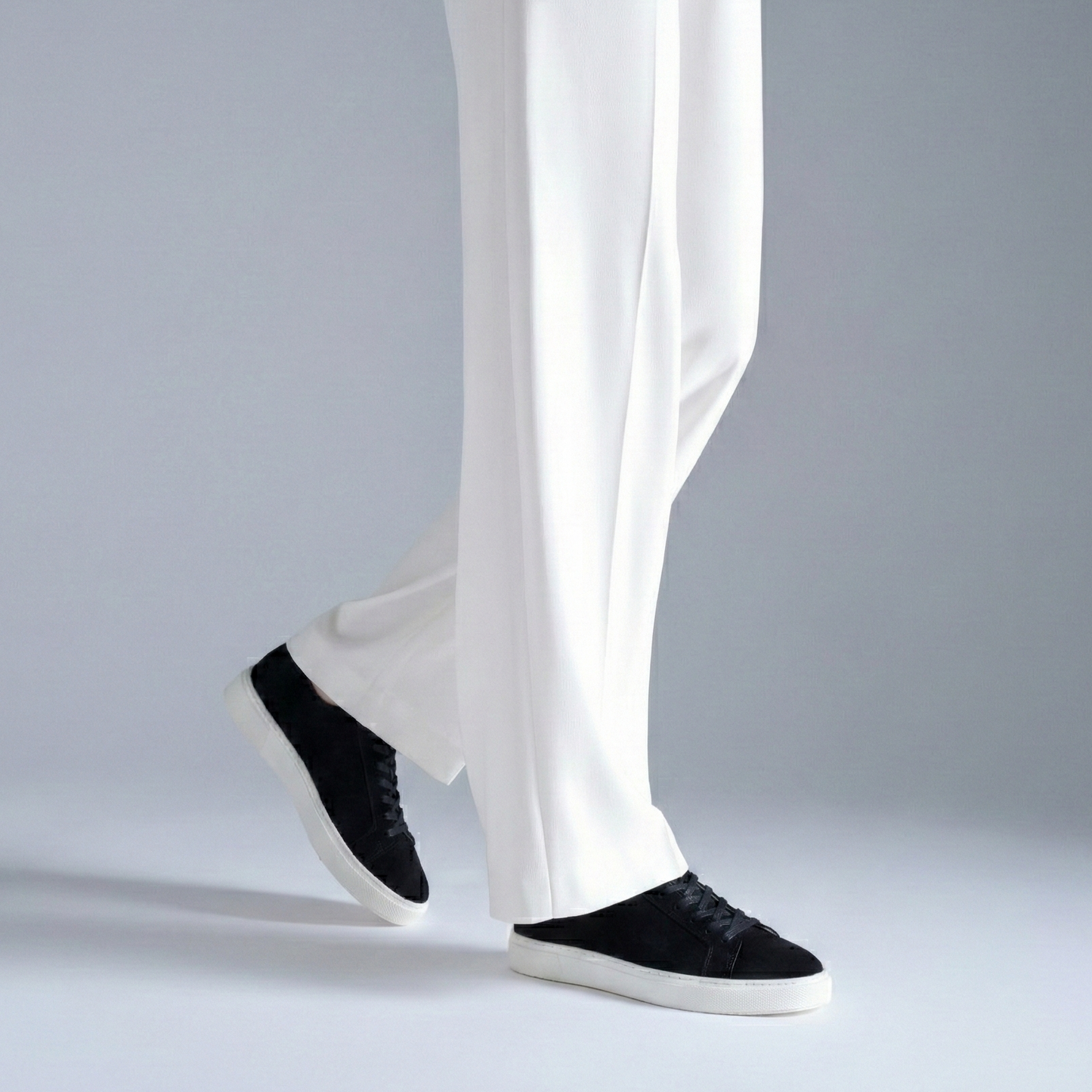 Sneakers en Daim Premium – Noir