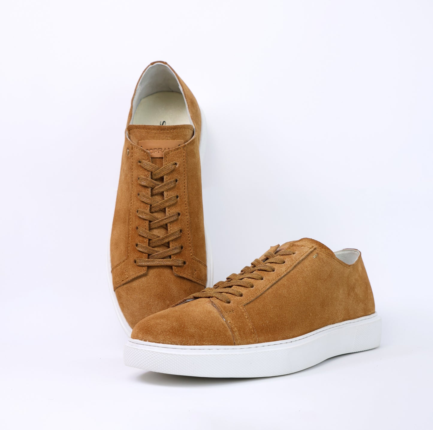 Sneakers en Daim Premium – Camel