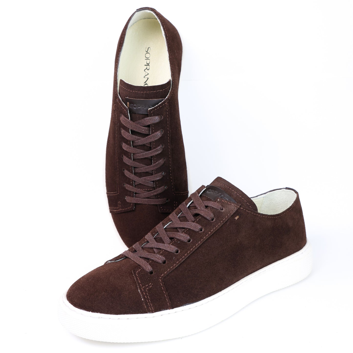 Sneakers en Daim Premium – Marron