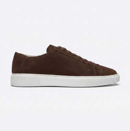 Sneakers en Daim Premium – Marron